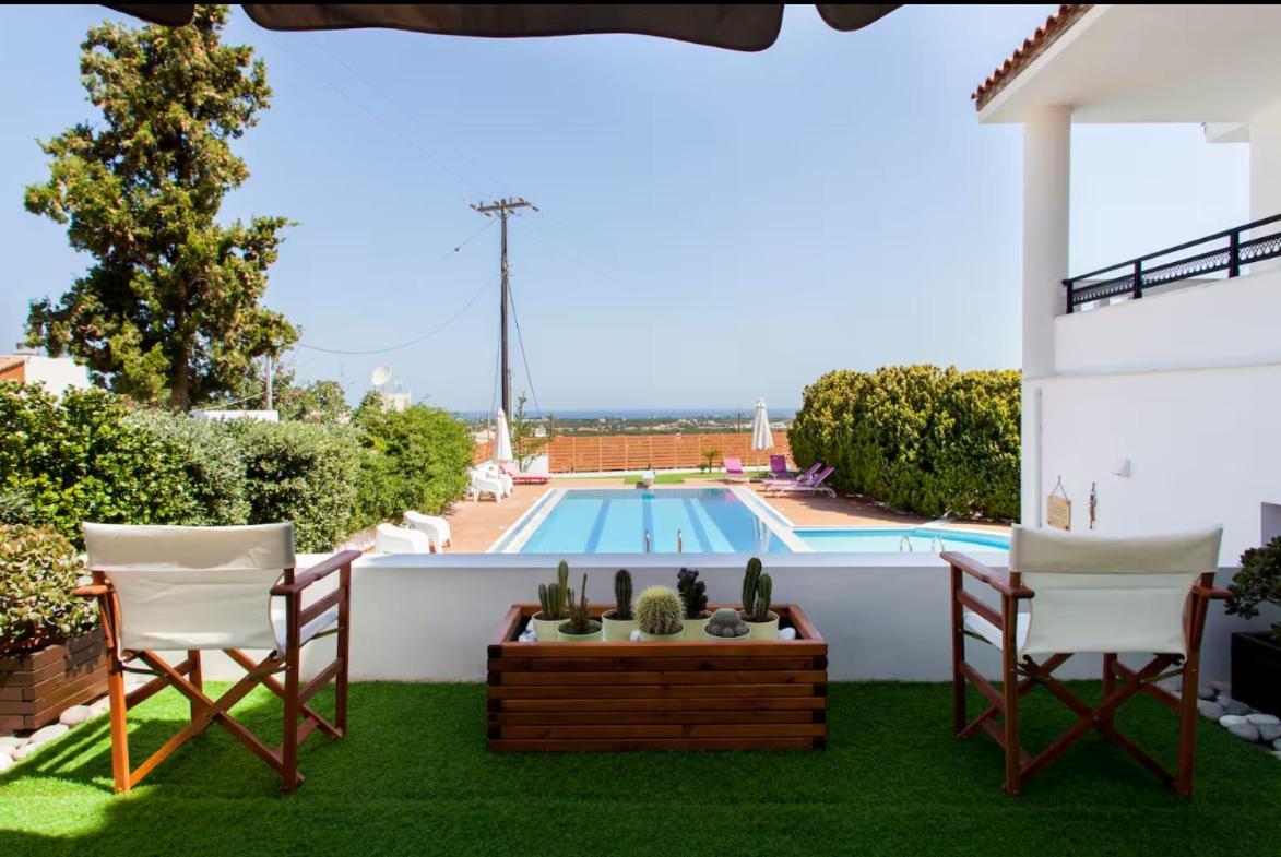 Artemis Luxury Villa - Hersonissos Private Pool Oasis Exterior foto